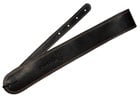 Martin 18A0013 2.5 Inch Ball Glove Leather Guitar Strap Black Front View